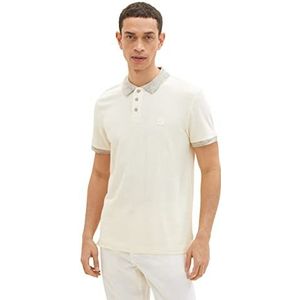 TOM TAILOR Poloshirt voor heren, 18592 - Vintage Beige, XL