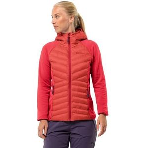 Jack Wolfskin Routeburn Pro Hybrid W Softshell jas, felrood, XL, Dames, Helder rood, XL