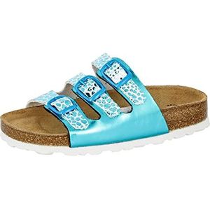 Lico BIOLINE TRENDY meisjes Lage pantoffels , Turquoise / wit, 30 EU