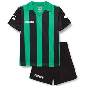 GEMS Detroit Trainingspak voor volwassenen, uniseks, Groen/Zwart, XS