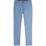 Scotch & Soda - Stuart Chino - Washed Denim - Slim Fit Chinobroek - Taille 34 - Lengte 32