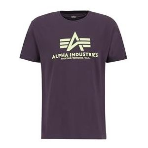 Alpha Industries Basic T-Shirt voor heren Plum L