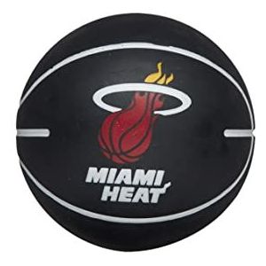 Wilson Basketbal, NBA Dribbler, Miami Heat, Outdoor and indoor, Maat: Kindermaat, Rood
