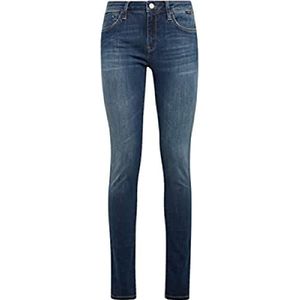 Mavi Adriana Skinny Jeans voor dames, Donker Indigo Str, 28W / 30L