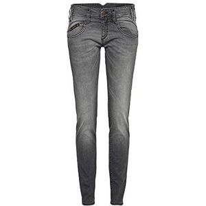 Herrlicher Pearl Slim Jeans voor dames, zwart (dark ash 720), 31W x 30L