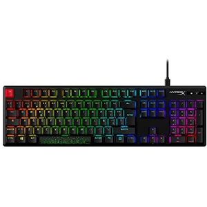 HyperX Alloy Origins PBT HX Red Gaming Keyboard toetsenbord Gamen USB Nee Zwart
