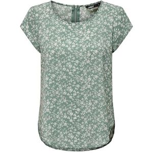 ONLY Dames Onlvic Ss AOP Noos Ptm Top, T-shirt Blouse, Blouseshirt, T-shirt voor vrouwen, Dames Shirt, Chique Damestop