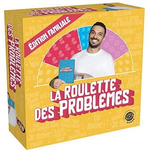 MGM GAMES - Het Probleem Roulette Familie Editie - Bordspel - 141313-3 tot 10 spelers - Bordspel - Problemen - 30 cm x 30 cm - 224 kaarten - Vanaf 14 jaar
