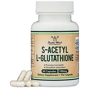 Double Wood S-Acetyl-L-Glutathion capsules - 60 x 100 mg