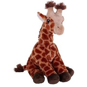 Wild Republic Cuddlekins Eco Giraffe voor kinderen, pluche, 30 cm, gevuld met gerecyclede waterflessen, milieuvriendelijk