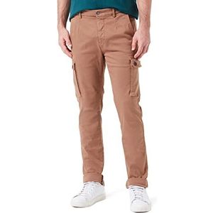 Replay Heren cargobroek Jaan Slim-Fit Hyperflex Hypercargo Color met stretch, 989 Safari, 36W x 30L