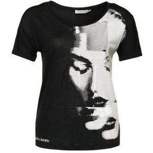 Calvin Klein Jeans T-shirt dames Tace rn straight tee s/s