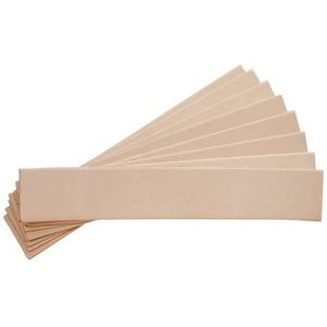 Realeather Crafts Leeswijzer van leer, 17,8 x 3,2 cm, 8 kg, doorzichtig, 7 bij 1,25 inch