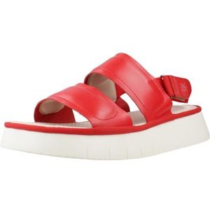 Fly London CRAW467FLY sandaal voor dames, rood, 40 EU, Rood, 7
