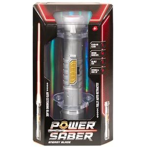 Goliath Power Saber (Rood), Zwaard voor Kinderen vanaf 6 Jaar, Speelgoed Zwaard in Rode Kleur, Automatisch In- en Uitschuivend