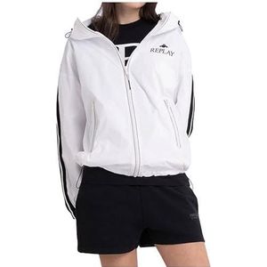 Replay Anorak met capuchon voor dames, 301 wit., L