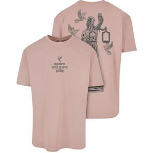 Mister Tee - Justice Oversize Heren T-shirt - Roze