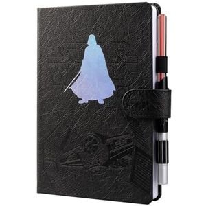 Grupo Erik Star Wars Notebook A5 & Darth Vader Lightsaber Pen | Dotted Journal, Dotted Notebook, Bullet Journal | Notebooks A5, Notepads A5, A5 Notepad, Sketchbook A5 | Star Wars Gifts