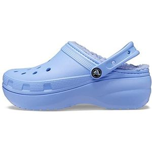 Crocs Dames klassieke platform gevoerde klomp W, Moon Jelly, 8 UK, Maan Gelei, 41/42 EU