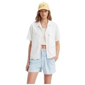 Joyce SS Resort Shirt Neutrals, wit (bright white), L