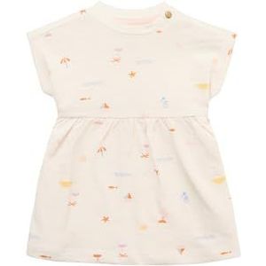 Noppies Baby Girls Dress Nagano korte mouwen all over speeljurk meisjes, Pristine N021, 56 cm