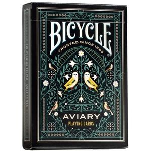 Bicycle ® Aviary-speelkaarten - 1 x showstopper-kaartspel, gemakkelijk te schudden en duurzaam, geweldig cadeau voor kaartverzamelaars