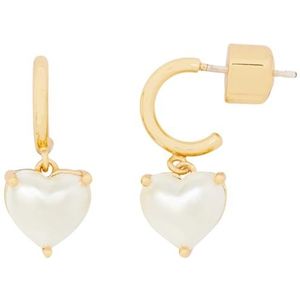 Kate Spade New York Heart Huggies, Pearl