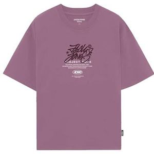 JACK & JONES Junior Jcoscripture Tee Ss Crew Neck FST Jnr, Grape Shake, 152