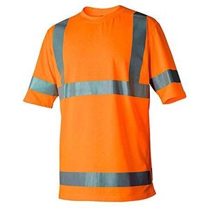 Top Swede 16800502009 Model 168 waarschuwingsbescherming T-shirt, klasse 3, oranje, maat XXXL