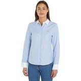 Tommy Hilfiger Dames Fill Regular Shirt Casual, Goed Water, 64