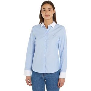 Tommy Hilfiger Dames Fill Regular Shirt Casual, Goed Water, 64