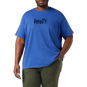 Levi's Ss Relaxed Fit Tee T-shirt Mannen, Poster Logo Gd Surf Blue, M