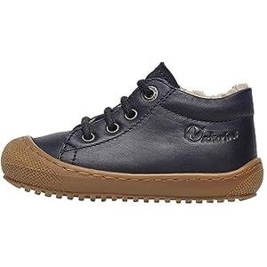 Naturino Racoon-Scarpine Loopschoenen met wollen voering, Blauw, 19 EU