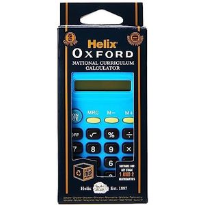Oxford 979118 Helix rekenmachine, blauw