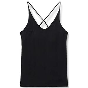 HUGO Satineve_Nighty Night_Dress Damesjurk, zwart 1, XL