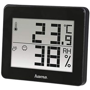 Hama thermometer/hygrometer (incl. batterij) zwart