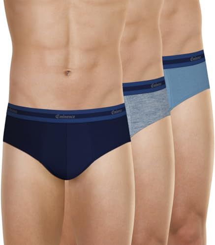 EMINENCE - Set van 3 Slips - Blauw - Katoen