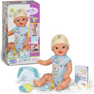 BABY born - Pop Lukas - 36cm - Knuffel - Inclusief Flesje en Potje