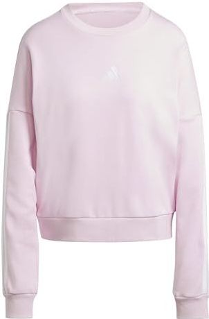 adidas - Essentials 3 Stripes - Sweatshirt - Zwart - French Terry