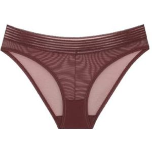 Triumph Dames Tempting Sheer Highleg Tai Briefs, decadent chocolade, XS