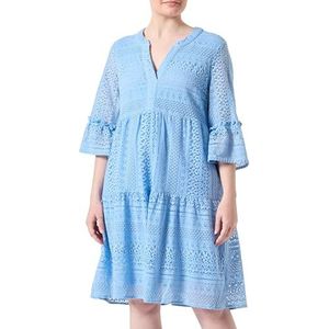 VERO MODA Vmhoney Lace 3/4 V-hals Tunic WVN, blauw (dusk blue), S
