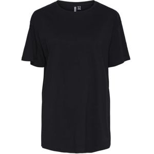 PIECES Pcsara Ss Oversized Tee Noos T-shirt voor dames, zwart, XL