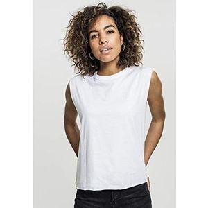 Urban Classics Dames Dames Jersey Lace Up Top, wit (white 220), XL