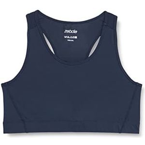 ZEBDIA Dames Classic Sport BH Navy, marineblauw, XXL
