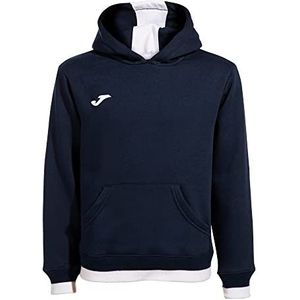 Joma XS sweatshirt met capuchon Comfort II, unisex volwassenen, marineblauw/wit
