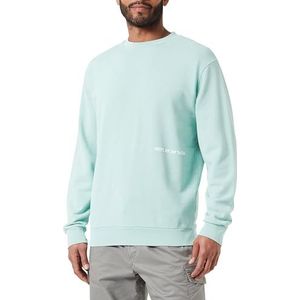 Replay Heren Sweatshirt Relaxed Fit, 189 Jade Green, XXL