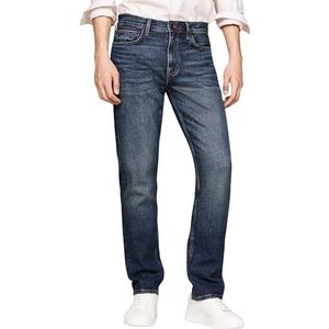 Tommy Hilfiger Herenjeans, regular straight fit, Denim Baxter Indigo, 29W / 32L
