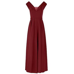 ApartFashion Casual avondjurk voor dames, donkerrood, XXL