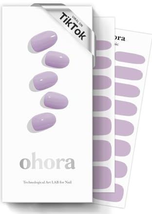 ohora - Semi-uitgeharde Gelnagelstrips - Blauw - Inclusief 2 Voorbereidingspads - 30 Nagelwraps