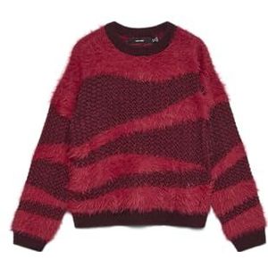 Regular fit gebreide pullover met structuurmotief, model 'CALLIE'